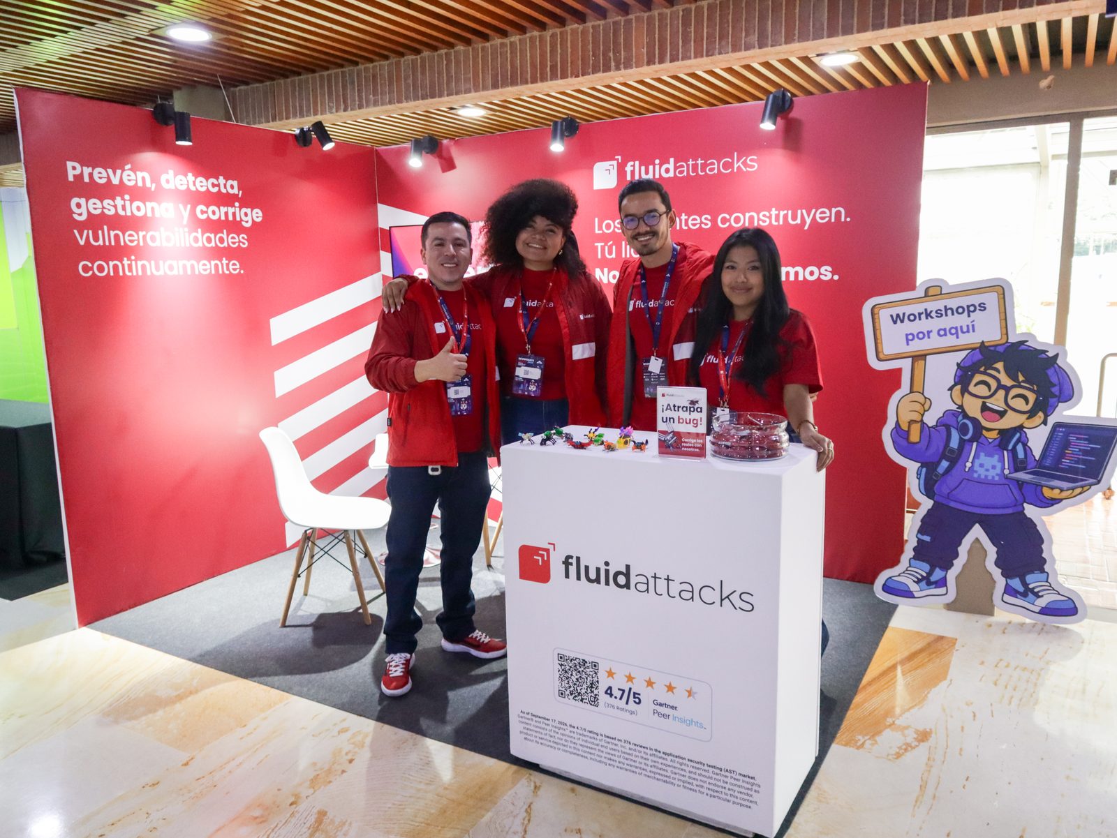 Stand de Fluid Attacks en DevOpsDays Bogot&aacute; 2026