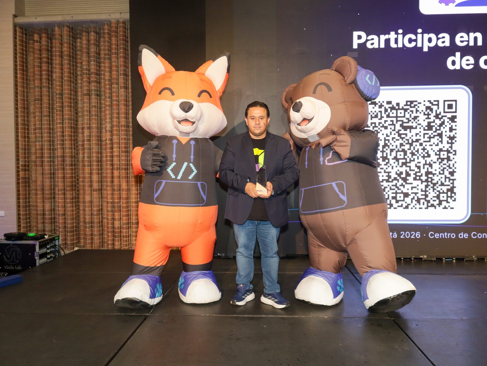 El recorrido por los stands y su sorteo