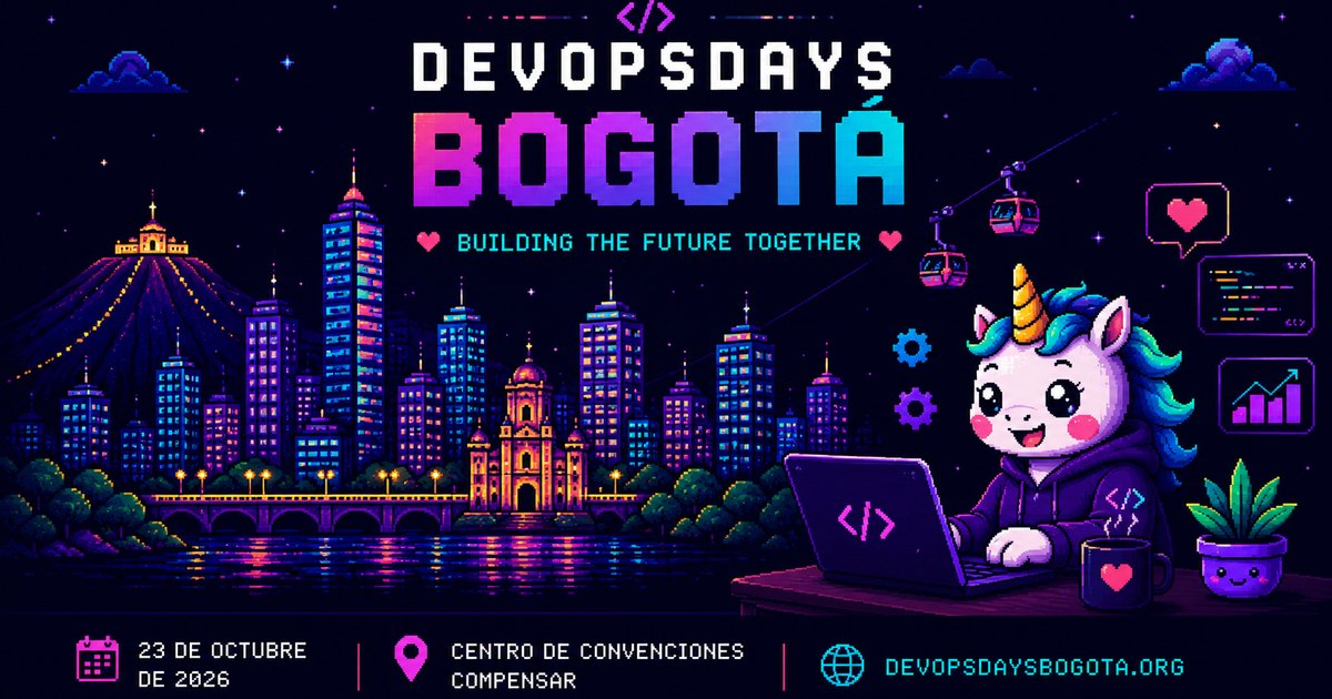 DevOpsDays Bogotá 2026, 23 de octubre en el Centro de Convenciones Compensar